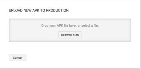 Upload APK into File